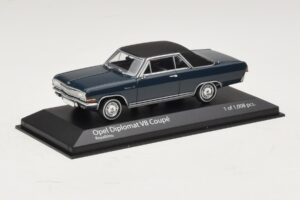 Opel Diplomat A V8 Coupe Ciemnoniebieski Minichamps 1:43 400048021 Metal — zdjęcie 2 z 4