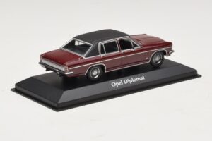Opel Diplomat B Ciemnoczerwony Maxichamps 1:43 940046071 Metal — zdjęcie 2 z 4