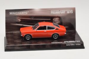 Opel Kadett C Coupe Prezentacja IAA Frankfurt Czerwony Minichamps 1:43 436045620 Metal