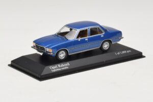 Opel Rekord D Niebieski Metalik Minichamps 1:43 400044002 Metal — zdjęcie 2 z 4