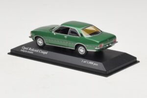 Opel Rekord D Coupe Zielony Metalik Minichamps 1:43 400044022 Metal — zdjęcie 3 z 4