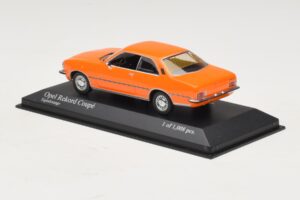 Opel Rekord D Coupe Pomarańczowy Minichamps 1:43 400044024 Metal — zdjęcie 3 z 4