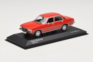 Opel Rekord D Czerwony Minichamps 1:43 400044004 Metal — zdjęcie 2 z 4