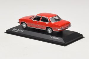 Opel Rekord D Czerwony Minichamps 1:43 400044004 Metal — zdjęcie 3 z 4