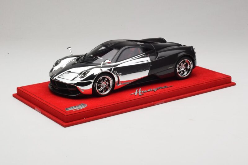 Pagani Huayra Chrome Silver Egzemplarz Unikatowy BBR 1:18 P1873CM Żywica