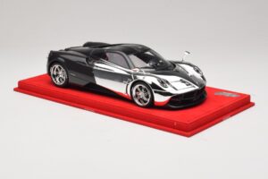 Pagani Huayra Chrome Silver Egzemplarz Unikatowy BBR 1:18 P1873CM Żywica — zdjęcie 4 z 7