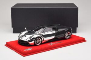 Pagani Huayra Chrome Silver Egzemplarz Unikatowy BBR 1:18 P1873CM Żywica — zdjęcie 6 z 7