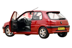 Peugeot 106 S16 Lucifer Red Norev 1:18 184921 Metal — zdjęcie 2 z 3