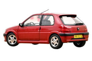 Peugeot 106 S16 Lucifer Red Norev 1:18 184921 Metal — zdjęcie 3 z 3