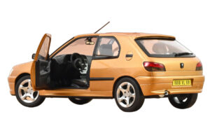 Peugeot 306 S16 Blaze Yellow Norev 1:18 184940 Metal — zdjęcie 2 z 3