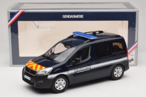 Peugeot Partner Gendarmerie Ciemnoniebieski Norev 1:18 184890 Metal — zdjęcie 6 z 6