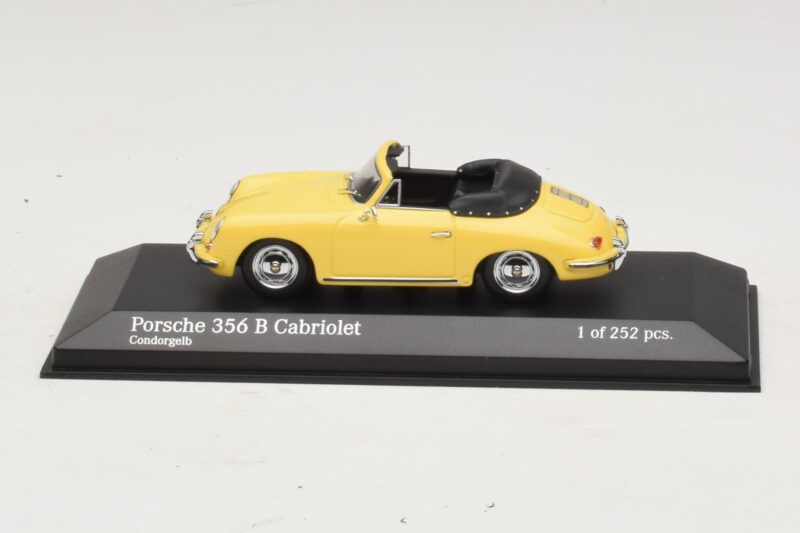 Porsche 356 B Kabriolet Żółty Minichamps 1:43 400064334 Metal
