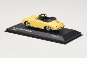 Porsche 356 B Kabriolet Żółty Minichamps 1:43 400064334 Metal — zdjęcie 3 z 4