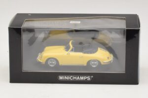 Porsche 356 B Kabriolet Żółty Minichamps 1:43 400064334 Metal — zdjęcie 4 z 4