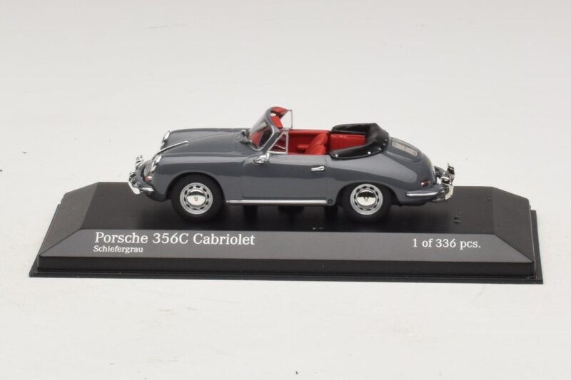 Porsche 356C Cabriolet Szary Minichamps 1:43 Porsche 356C Cabriolet Szary Minichamps 1:43 430062339 Metal