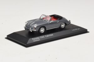 Porsche 356C Cabriolet Szary Minichamps 1:43 430062339 Metal — zdjęcie 2 z 4