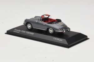 Porsche 356C Cabriolet Szary Minichamps 1:43 430062339 Metal — zdjęcie 3 z 4