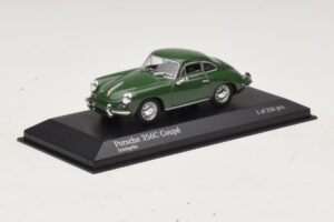 Porsche 356C Ciemnozielony Minichamps 1:43 430062329 Metal — zdjęcie 2 z 4