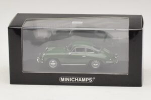 Porsche 356C Ciemnozielony Minichamps 1:43 430062329 Metal — zdjęcie 4 z 4