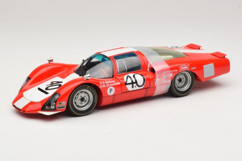 Porsche 906 LH Squadra Tartaruga #40 D. Spoerry / R. Steinemann 12 Hours of Sebring 1967 Minichamps 1:18 100676140 Metal