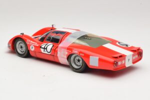 Porsche 906 LH Squadra Tartaruga #40 D. Spoerry / R. Steinemann 12 Hours of Sebring 1967 Minichamps 1:18 100676140 Metal — zdjęcie 7 z 8