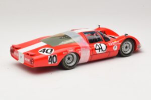 Porsche 906 LH Squadra Tartaruga #40 D. Spoerry / R. Steinemann 12 Hours of Sebring 1967 Minichamps 1:18 100676140 Metal — zdjęcie 3 z 8