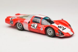 Porsche 906 LH Squadra Tartaruga #40 D. Spoerry / R. Steinemann 12 Hours of Sebring 1967 Minichamps 1:18 100676140 Metal — zdjęcie 6 z 8