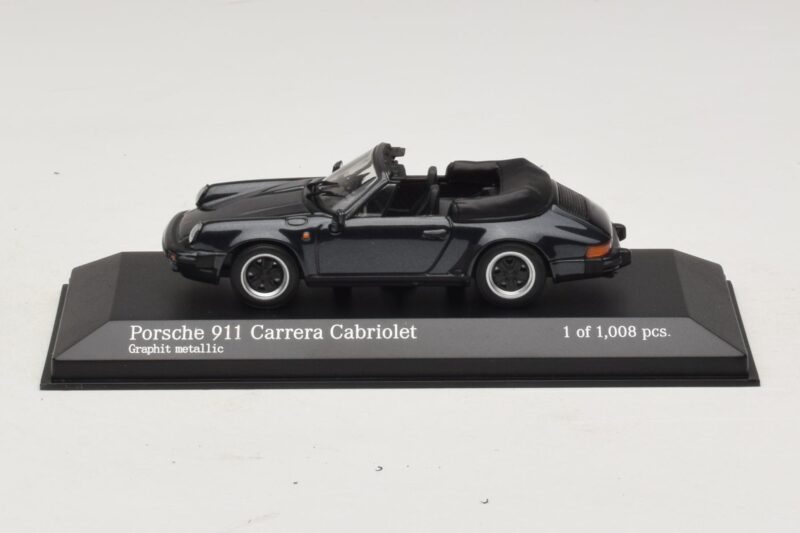 Porsche 911 930 Carrera Cabriolet Szary Metalik Minichamps 1:43 Porsche 911 930 Carrera Cabriolet Szary Metalik Minichamps 1:43 430062037 Metal