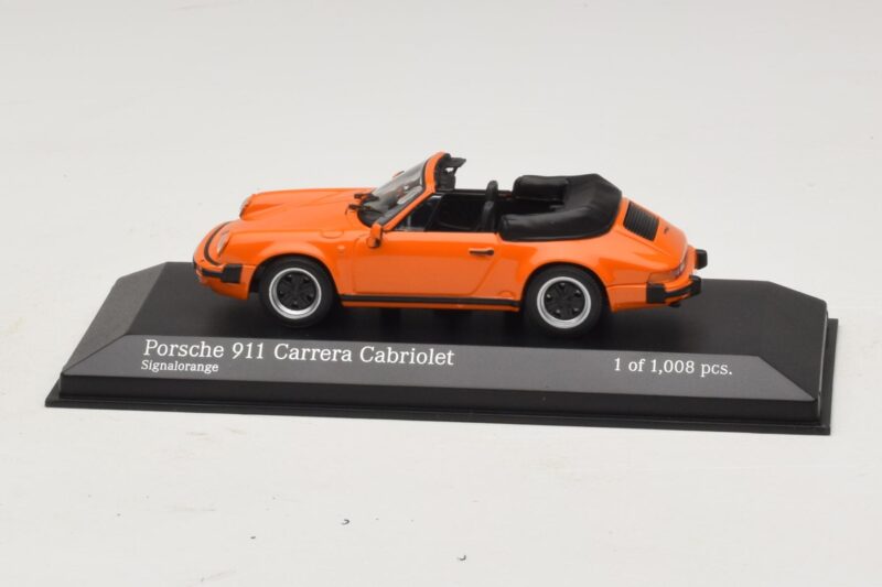 Porsche 911 930 Carrera Cabriolet Pomarańczowy Minichamps 1:43 Porsche 911 930 Carrera Cabriolet Pomarańczowy Minichamps 1:43 430062038 Metal