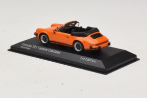 Porsche 911 930 Carrera Cabriolet Pomarańczowy Minichamps 1:43 430062038 Metal — zdjęcie 3 z 4