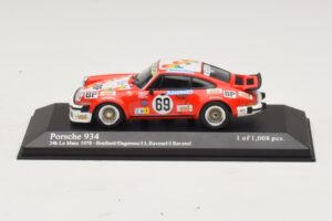 Porsche 911 934 #69 Braillard / Dagoreau 24 Hours of Le Mans 1978 Minichamps 1:43 400786469 Metal