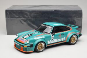 Porsche 911 934 Vaillant #6 T. Hezemans Winner DRM Norisring 1976 Minichamps 1:12 125766406 Metal — zdjęcie 6 z 6