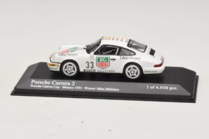 Porsche 911 964 Carrera 2 #33 M. Hakkinen Monaco Carrera Cup Winner 1993 Minichamps 1:43 430936033 Metal