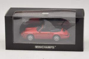 Porsche 911 964 Carrera 2 Cabriolet Czerwony Minichamps 1:43 430067330 Metal — zdjęcie 4 z 4