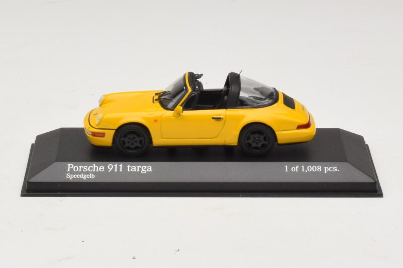 Porsche 911 964 Targa Żółty Minichamps 1:43 Porsche 911 964 Targa Żółty Minichamps 1:43 400061367 Metal