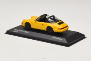 Porsche 911 964 Targa Żółty Minichamps 1:43 400061367 Metal — zdjęcie 3 z 4