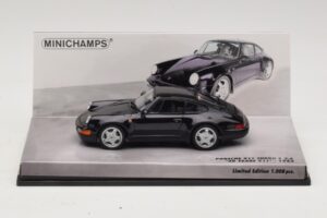 Porsche 911 964 Turbo S 3.6 30. Rocznica Czarny Minichamps 1:43 436069171 Metal