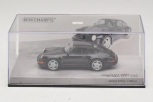 Porsche 911 964 Turbo S 3.6 30. Rocznica Czarny Minichamps 1:43 436069171 Metal — zdjęcie 4 z 5