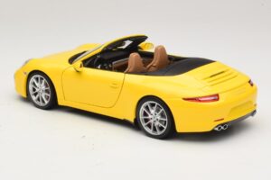Porsche 911 991 Carrera S Kabriolet Żółty Minichamps 1:18 100061031 Metal — zdjęcie 7 z 8
