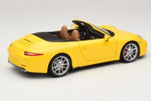 Porsche 911 991 Carrera S Kabriolet Żółty Minichamps 1:18 100061031 Metal — zdjęcie 3 z 8