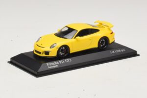 Porsche 911 991 GT3 Żółty Minichamps 1:43 410062021 Metal — zdjęcie 2 z 4