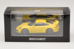 Porsche 911 991 GT3 Żółty Minichamps 1:43 410062021 Metal — zdjęcie 4 z 4