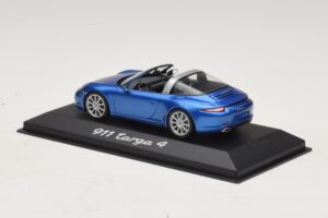 Porsche 911 991 Targa Niebieski Metalik Minichamps 1:43 WAP0200350E Metal — zdjęcie 3 z 4