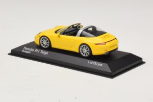 Porsche 911 991 Targa Żółty Minichamps 1:43 410062441 Metal — zdjęcie 3 z 4