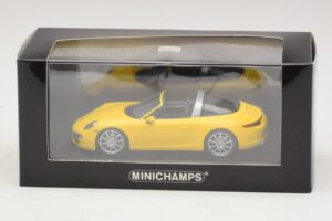 Porsche 911 991 Targa Żółty Minichamps 1:43 410062441 Metal — zdjęcie 4 z 4