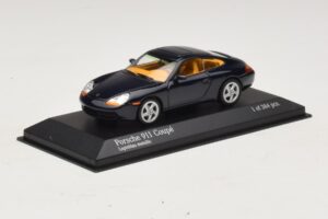Porsche 911 991 Turbo S Niebieski Metalik Minichamps 1:43 410062220 Metal — zdjęcie 2 z 4