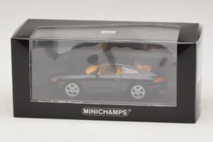 Porsche 911 991 Turbo S Niebieski Metalik Minichamps 1:43 410062220 Metal — zdjęcie 4 z 4