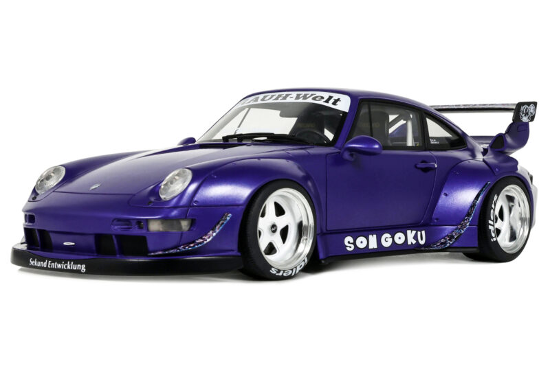 Porsche 911 993 RWB Son Goku Purple GT Spirit 1:18 GT571 Żywica