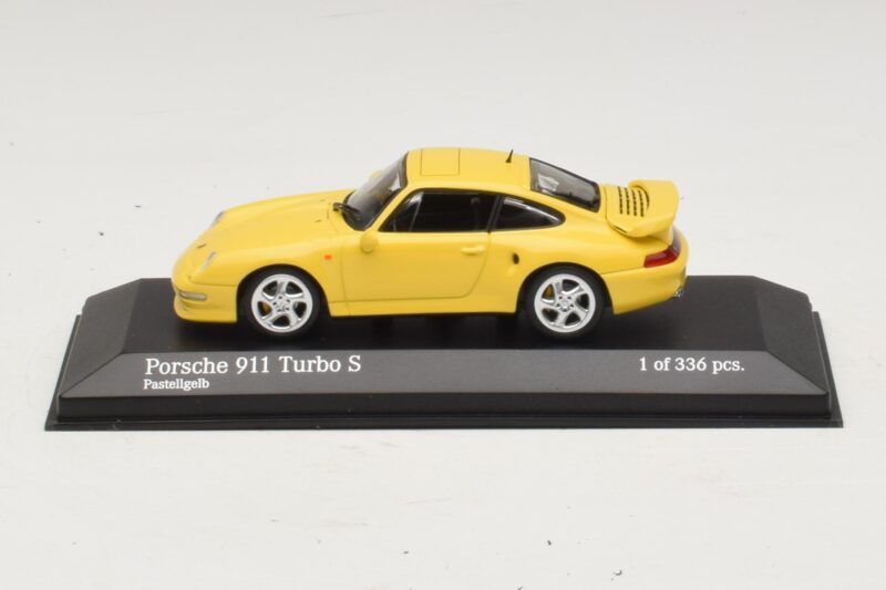 Porsche 911 993 Turbo S Żółty Minichamps 1:43 Porsche 911 993 Turbo S Żółty Minichamps 1:43 430069270 Metal