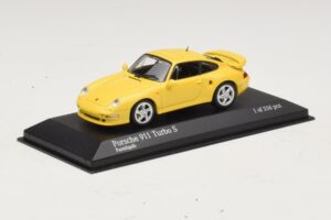 Porsche 911 993 Turbo S Żółty Minichamps 1:43 430069270 Metal — zdjęcie 2 z 4
